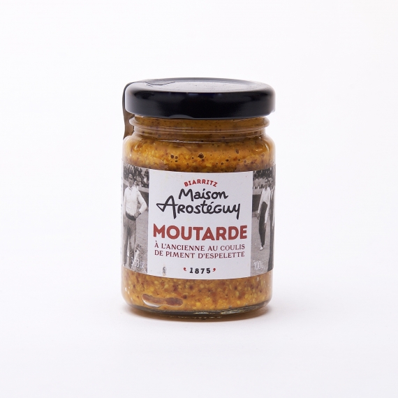 Moutarde à l'Ancienne au Coulis Piment d'Espelette