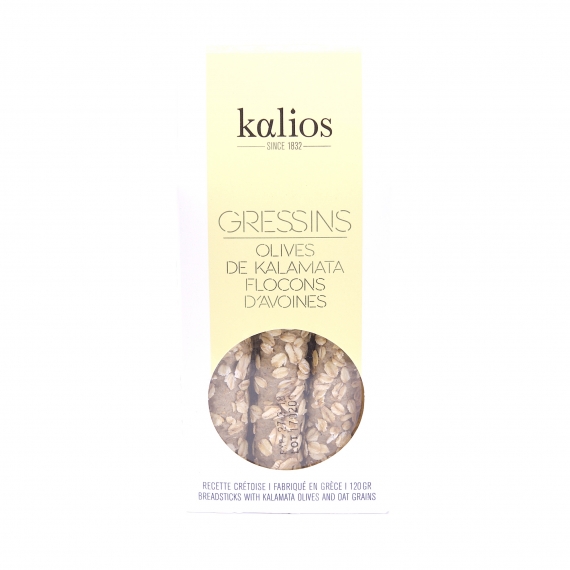 Gressins Olives de Kalamata Flocons d'Avoines