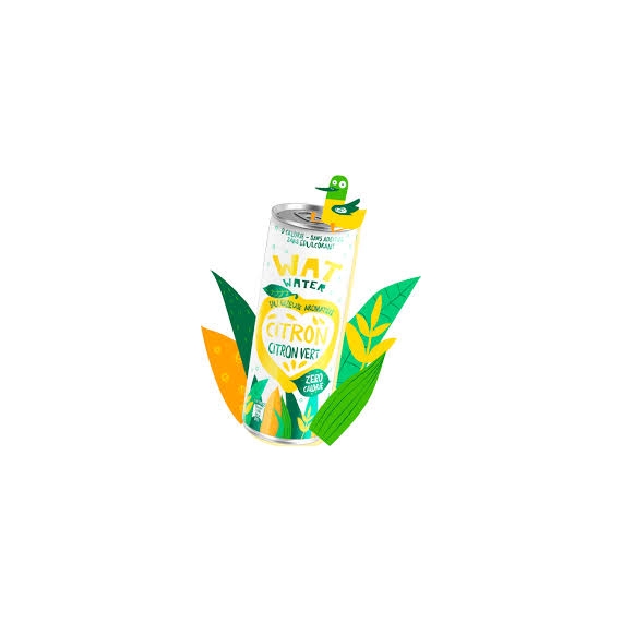 Wat Water Citron-Citron vert