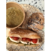 Formule Hiver Soupe + mini sandwich + cookie