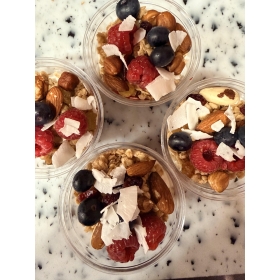 Crunchy  Fromage Blanc Bowl Bio Coulis Fruits