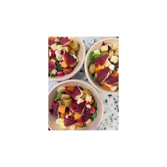 Salade de Pommes de terre grenaille Magret de canard
